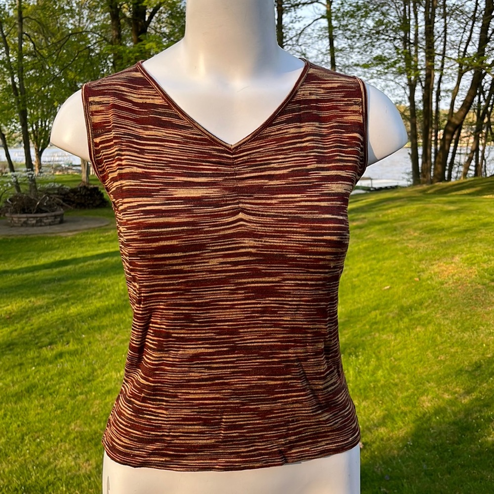 Worthington silk sleeveless top MP